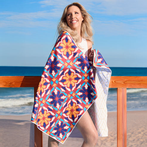 NONNA - Sand-free Beach Towel with Pocket
